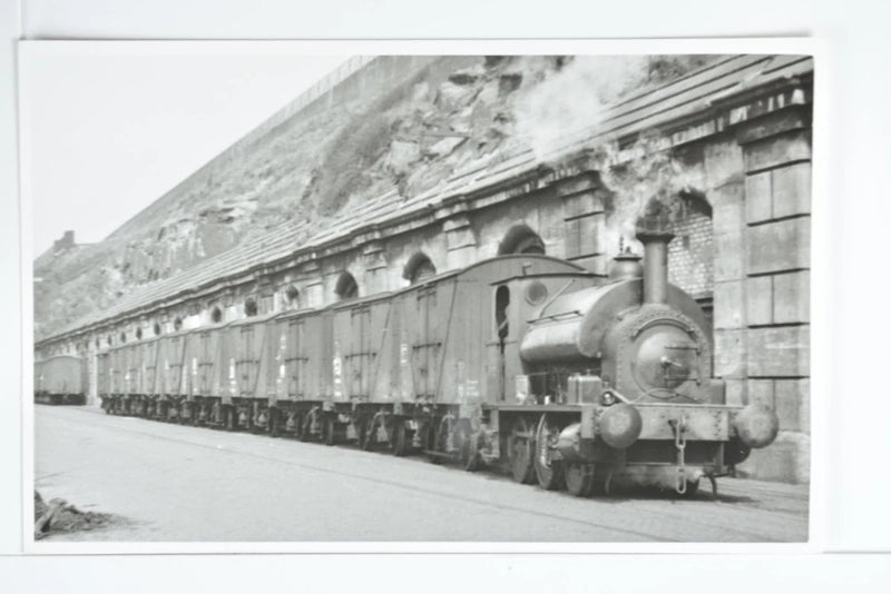 Mersey Docks Harbour Board 0-6-0st 2 Shunting Covered Vans 1959 VTG Photo Model