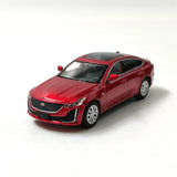 1:64 CT5 Red Diecast Alloy Simulated Car Model Static Collection Model
