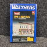 Walthers 933-3472 Jim's Red Owl Kit HO Scale Building Kit (WL032426-03) Model