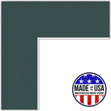 ArtToFrames Custom Green Evergreen Picture Photo Frame Mat Matting Board Model