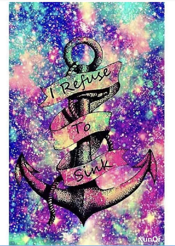 "I Refuse to Sink" 5D Diamond Art Painting Kit Model