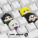 HUNTERXHUNTER Key Cap Resin Layered Drip Gel Artisan Keycaps Mechanical Keyboard Model