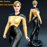 Sci-fi Woman 1/8 1/6 1/4 1/3 1/2 3D Print Model Kit Unassembled Unpainted 2 Ver Model
