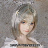 1/6 Scale 1pc White Lacquered Flower Headdress Models For 12" Action Figures Model