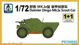 S-model 1/72 PS720052 Daimler Dingo Mk.Ia Scout Car (1+1) Model