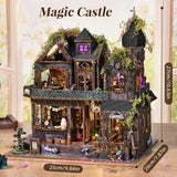 DIY Dollhouse Kit Magic Castle Miniature House Apothecary Potion Shop 3D Puzzle Model