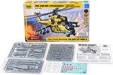 Zvezda 7293 Mi-24V/VP Hind E Soviet Attack Helicopter Model Kit 1:72 270 Parts Model