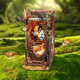 Rolife Fall into Wonder DIY Book Nook Shelf Insert DIY Miniature Dollhouse Gifts Model