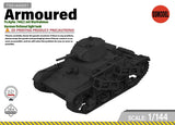 SSMODEL 1/144 PzKpfw 740r German fictional light tank Resin Model Kit TSS1440051 Model