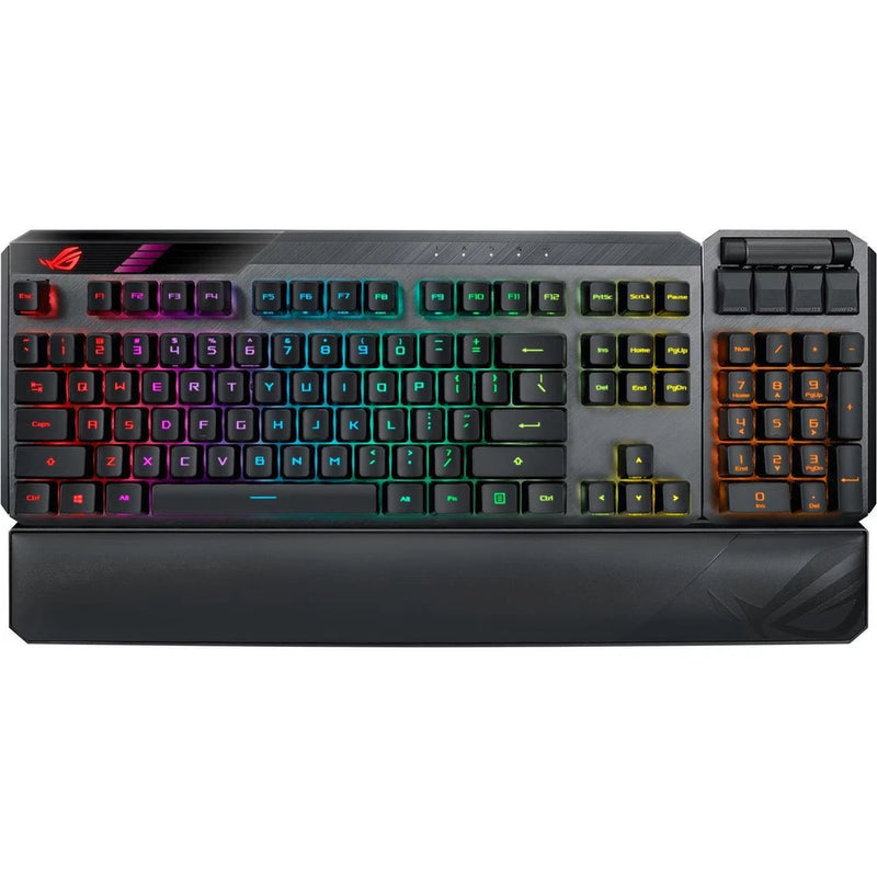 ASUS ROG Claymore II 100%/80% TKL Wireless RGB Modular Gaming Keyboard, Black Model