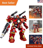 Fun and Engaging 588-Piece Mech Model Building Kit - Ideal for Family Time Model