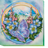 Bead embroidery kit Watercolors of Summer-1 needlework kit Art beadwork pattern Model