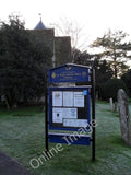 Photo 6x4 Notice board outside St Peter and St Mary, Fishbourne Chicheste c2009 Model