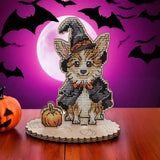 DIY Cross Stitch on Wood Kit "Halloween" Model