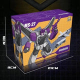 MFT Mechanic Toy MS-27 POISON 3Models Change Automotive Aircraft Robots 14cm Model