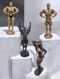 Bodybuilding Doll Resin Figurine 3D Sports, display items, souvenirs, collectib Model