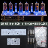 DIY KIT IN-14 Nixie Tubes Clock [Tubes Columns Temp sensor Power Supply] Model