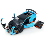 1/18 Lamborghini Huracan STO Model Car Metal Diecast Collectible Vehicle Blue Model