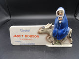 Vintage Goebel Janet Robson Flight Into Egypt Dealer Display Plaque W Germany Model