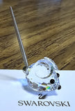 ?? Swarovski Crystal 1979 "Mini Zoo", Small, Mouse Figurine, Metal Tail, Logo Model