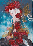 Bead embroidery kit Towards the dream needlework kit Art canvas beadwork pattern Model