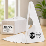 Acid-Free 100 Pack Easel Back Stand Photo Frame Sign Display Craft Supply Model