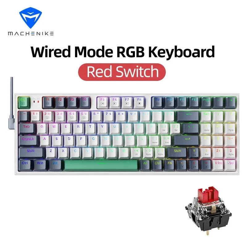 MACHENIKE K500-B94 Mechanical Gaming Keyboard 94Key Hot-Swap RGB Wired Model