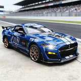 1:24 Ford Mustang Shelby GT500 Viper Model Diecast Toy Car Sound Light Kid Gift Model