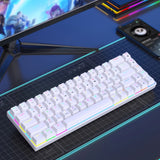 68 Keys Mechanical Keyboard Hot Swappable Red Switch RGB Backlit Wireless/W TYFD Model