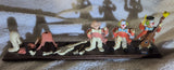 Rare ANRI Italy Wood Carving Progression Display Steps Clown Musician Cellist GS Model