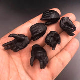 1/6 Scale Solider Black Mecha Hand Model * 6 for 12" Action Figure Prop Scene Model