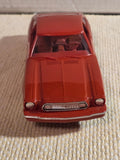 1974 Ford Mustang Fastback. 1/25 scale plastic promo model in Bright Red. Model