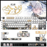 Game Wuthering Waves Jinhsi Theme PBT Keycap 122Pcs Set for Mechanical Keyboard Model