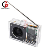LCD DIY Electronic Kit FM Radio Receiver Module 76-108MHz DIY Radio Speaker Kits Model