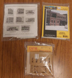 3 DPM MODEL KITS ALL NIB! CUTTING'S SCISSOR CO-FREIGHT DEPOT-CAROL'S CORNER CAFE Model