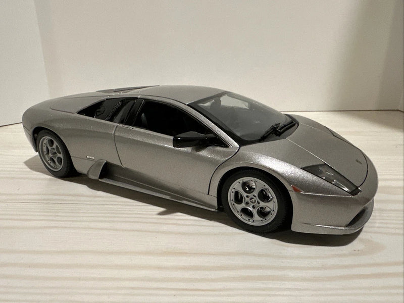 Maisto Special Edition Lamborghini Murcielago SILVER Diecast Model 1:18 Scale Model