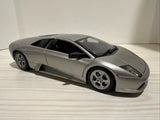 Maisto Special Edition Lamborghini Murcielago SILVER Diecast Model 1:18 Scale Model