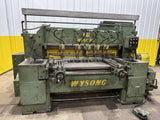4' x 3/16" WYSONG MODEL #748 MECHANICAL POWER SHEAR: STOCK #19041 Model
