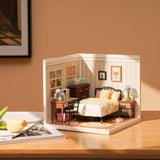 Rolife LED DIY Miniature Dollhouse Kit Sweet Dream Bedroom Room Craft Toys Gifts Model