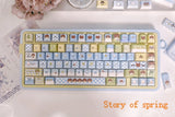 Love And Deepspace Zayne Theme Cartoon Keycaps PBT EOA/OEM 141 Keys No Keyboard Model