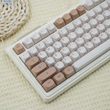 MA Profile PBT Round Keycaps Set 119 Keys Fits 60/65/75/95 Percent Keyboard Model
