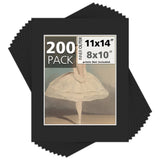 10/20/25/50 Pack 11x14 Picture Mat Boards Fits 8x10 4-Ply Bevel Cut Picture Model