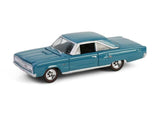 1967 Dodge Coronet R/T Hemi - Turquoise 1:64 Scale Model - Greenlight 28160C Model