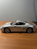 Maisto Special Edition 1/18-Scale Silver Porsche Cayman S, Die cast Model Car Model