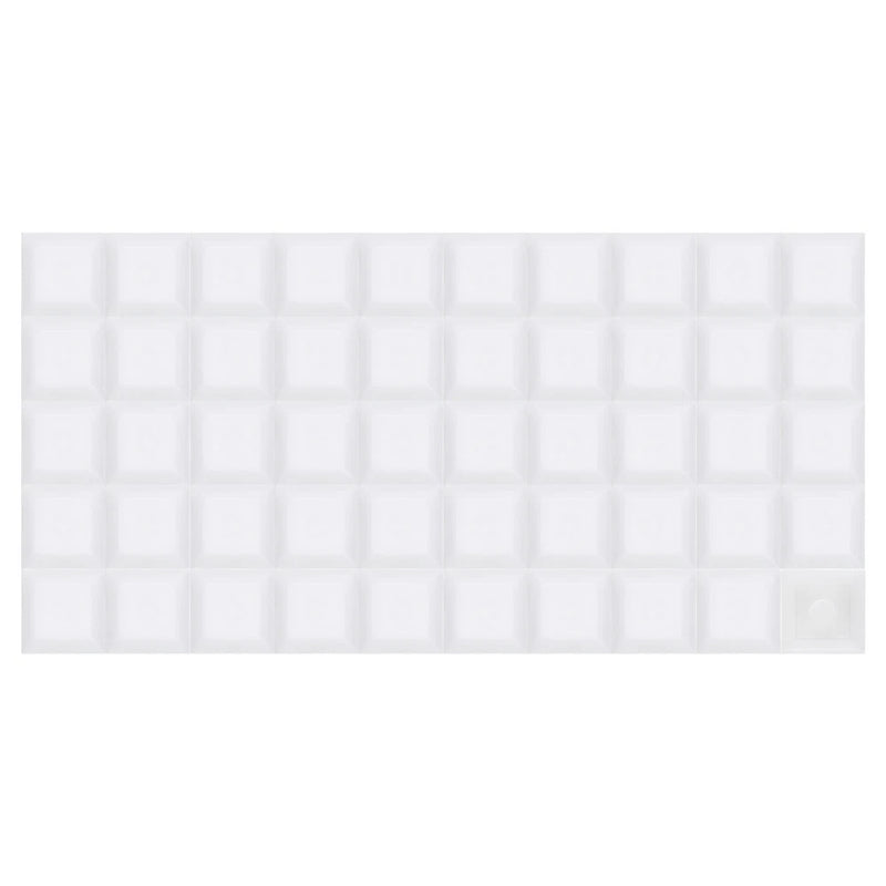 50 Pcs PBT Keycap Set DSA Mechanical Numeric Keypads for Keyboard, Beige Model