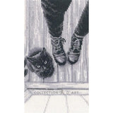 RTO counted cross stitch kit "I am just a kitten", 10,5x18,5cm, DIY Model