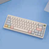 Ligtht Bule White Chalk Cherry Profile Dy-subs PBT Keycap Set - 129 Keys/set Model