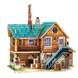 Handcraft Workshop 3D Wooden Puzzle Jigsaw Kid Toy Gift DIY Family Building Kits Model