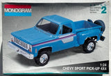 Revell MONOGRAM "Chevy Sport Pick-Up 4x4" New Original Model Car 1/24 Scale Box Model