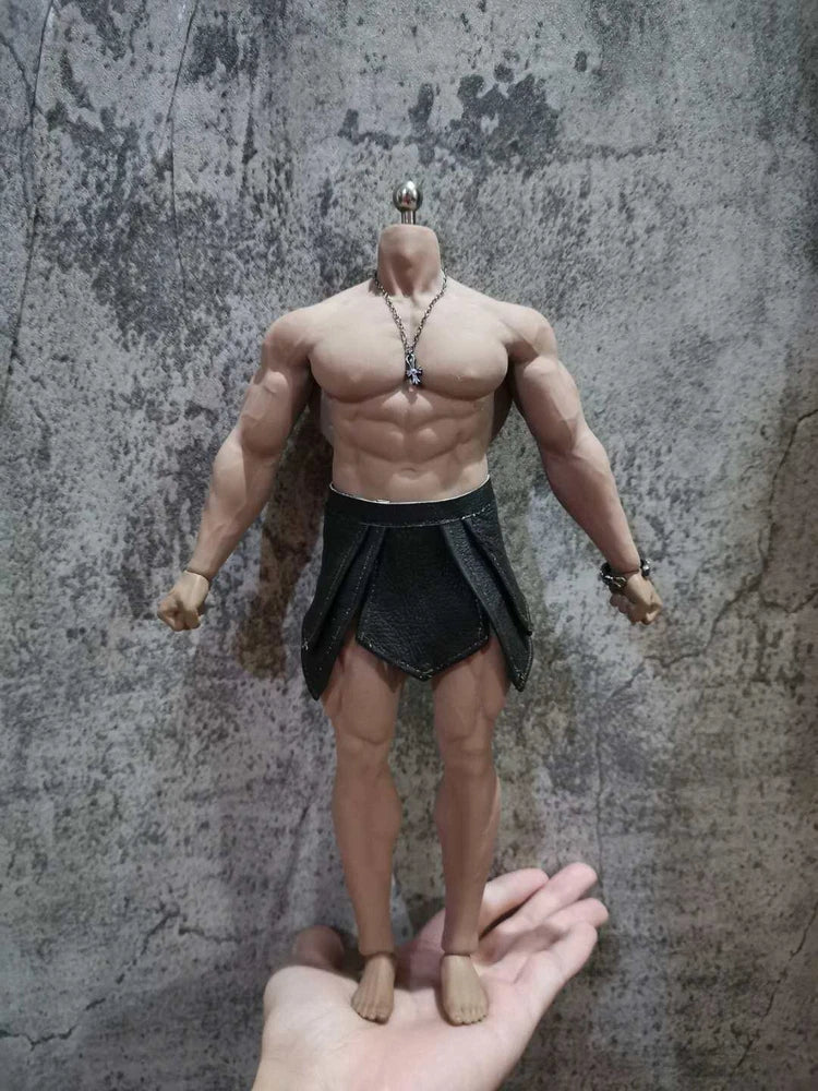 1/6 Scale Male Roman Leather Short Skirt Model For 12" Action Figure Body Model